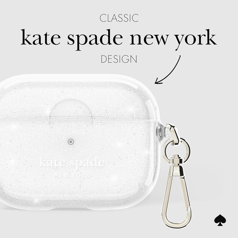 【kate spade】AirPods 第4世代用ケース ☆スパークル☆ kate spade】AirPods 第4世代用ケース ☆スパークル☆ (kate